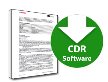 Bosch CDR Software License: New or Renewal. Scroll down for informatio ...